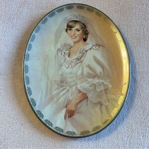 Princess Diana vintage commemorative plate “The People’s Princess” by Jean Monti